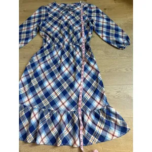 NWOT Gymboree Womens Matching Family Plaid Twill Tiered‎ Dress cotton size L thumbnail 5