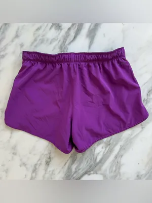 Nike Women's Purple Dri-FIT Running Shorts • Sz M thumbnail 2