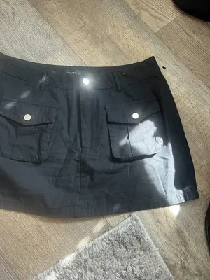 White Fox medium black mini skirt thumbnail 2
