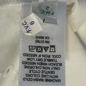 Maurices White Eyelet 100% Cotton Blouse size Small NWT thumbnail 9