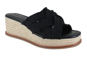 Splendid Danna Espadrille Wedge Sandal Black NEW Size 7.5 thumbnail 1