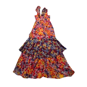 Lulu's Vibrant Asymmetrical Floral Dress S thumbnail 10