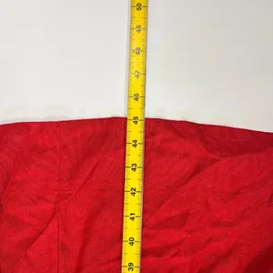 NWT Farm Rio Stretch Linen Blend Cami Maxi Dress Size S Classic RED thumbnail 16