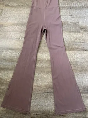Aritzia Wilfred Free Taupe Freestyle Flare Jumpsuit Size XS thumbnail 4