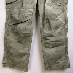 G Star Raw Danbury Field Cargo Pants Womens 26 Green Camo Utility Embroider Army thumbnail 6