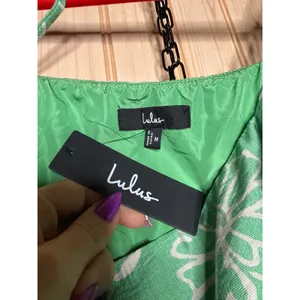 NWT Lulus Mini Dress Green Square Neck Casual Party Womens Bundle Size M thumbnail 5