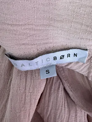 Baltic Born Delilah Maxi Dress Blush Pink Size Small Smocked Waist thumbnail 5