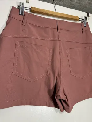 NWOT Lululemon Spiced Chai City Sleek 5 Pocket High-Rise Short 4" Size 29 thumbnail 10