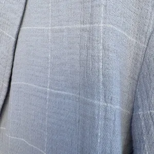 Larsen Linen Blend Relaxed Windowpane Blazer thumbnail 13