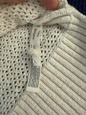 ANTHROPOLOGIE Daily Practice Half-Zip Oversized Pullover Sweater Size Small thumbnail 6