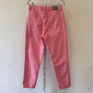 Zara Pink High Waisted Mom Jeans Tapered Leg Denim Pants Size 8 4083/024/620/40 thumbnail 6
