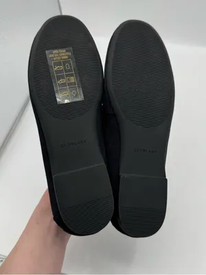 Everlane Suede‎ Boat Driving Shoe Black Leather Loafer Size 6 NEW minimalist thumbnail 2