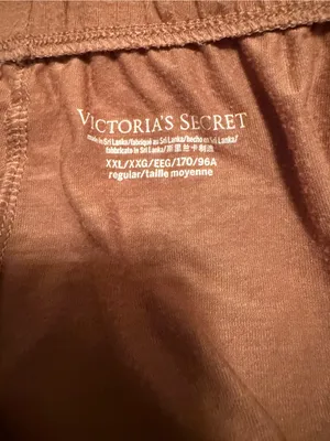Victoria's Secret Terracotta Wide-Leg Lounge Pants thumbnail 3