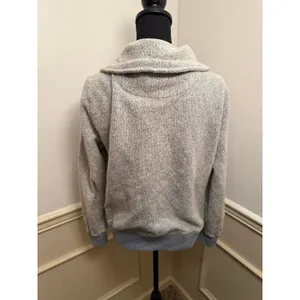 Lightning Bolt A Pure Source Mens Full Zip Funnel Neck Sweatshirt Jacket Blue thumbnail 7