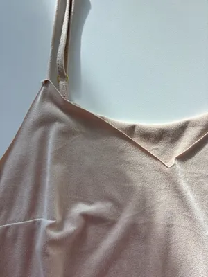 Suade Beige Tank Top Tan Size L thumbnail 2