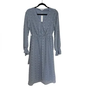 NWT Baltic Born Paisley Blue Dot Midi Dress - Size XS thumbnail 2