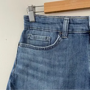 Lee High Rise Relaxed Fit Stretch Denim Jean cutoffs cut off shorts Blue 10 new thumbnail 6