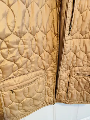 Prolog Quilted Puffer Tan Jacket Size L thumbnail 3