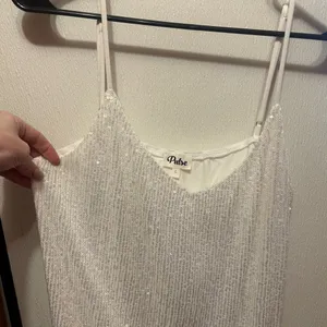 Pulse bright white Sequin Camisole size large thumbnail 3