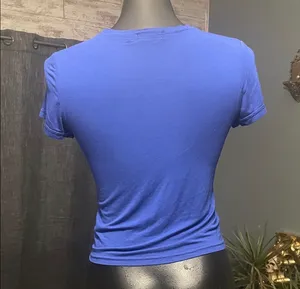 Edikted blue baby tee thumbnail 2