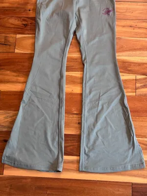 PUMA Essentials Script Flare Mint Green Leggings thumbnail 3