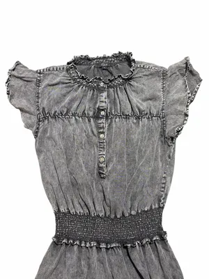Rails Ladies Amina Mini Dress Black Acid Wash Size Small thumbnail 3