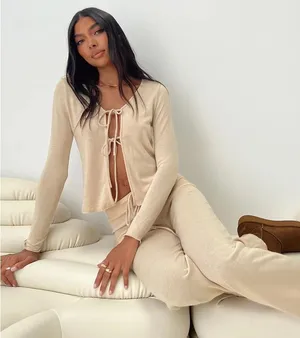 Princess Polly Laurelie Set Beige thumbnail 1