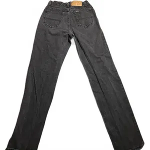 Vintage‎ Riders Classic Black Denim Straight Leg Jeans 28x34 thumbnail 2