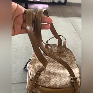 Nine West Y2k vintage Brown  mini  backpack thumbnail 6