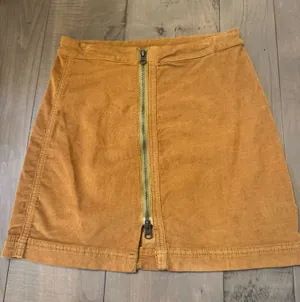 Free People Size 0 Y2K Camel Corduroy Zipper Skirt thumbnail 1