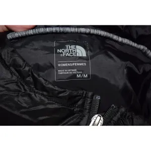 The North Face Womens Hybrid Hooded Vest‎ Black Gray Quilted Insulated Medium thumbnail 6