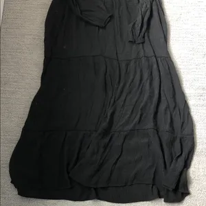 Long Sleeve Black Maxi Dress thumbnail 2