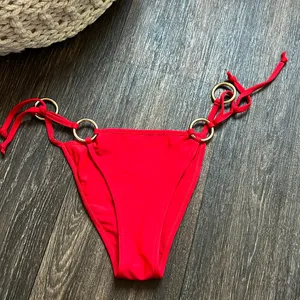 For Love & Lemon Red Bikini Bottoms thumbnail 2