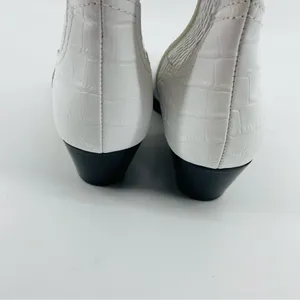 Something Navy‎ Wesley White Cowboy Booties 7.5 thumbnail 14