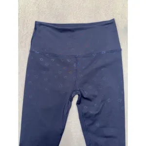 Beyond Yoga Navy Daisy Shimmer Leggings Compression Size Medium thumbnail 2