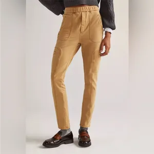 Anthropologie Pilcro‎ The Hiker Utility Leggings Slim Tan Pant Khaki Size Medium thumbnail 2