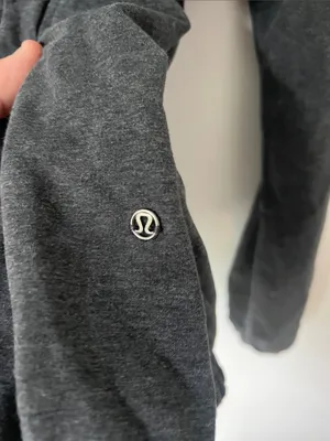 Lululemon After All pullover heathered gray women’s sweatshirt 🔲 thumbnail 4
