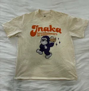 Inaka Power breadwinner tee shirt Orange Size M thumbnail 1
