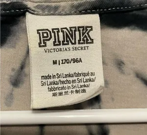 Victoria’s Secret pink tie dye short sleeve shirt size medium thumbnail 5