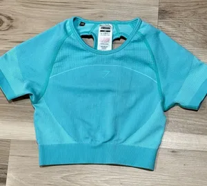 Gymshark Ultra Seamless Crop Top Athletic Women’s XS thumbnail 1