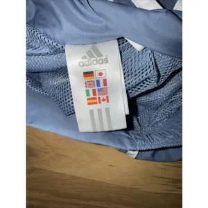 Vintage 2002 Adidas Baggy Track Pants Swish Mesh Lined Baby Blue 3 Stripe Size L thumbnail 8