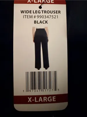 French Connection Black Pleated Wide Leg Pants NWT thumbnail 4