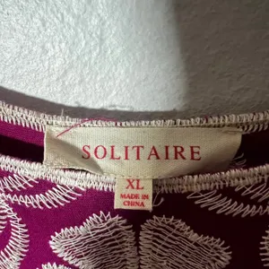 Anthropologie Solitaire Peasant Top XL Pink Floral Embroidered Boho thumbnail 4