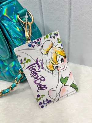 Disney Tinkerbell Character Handbag Quilted Mini Crossbody Bag NEW thumbnail 3