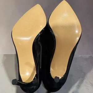 Womens Coleter Black Patent High Heel Stilletto Pumps Slip Size 8 thumbnail 5