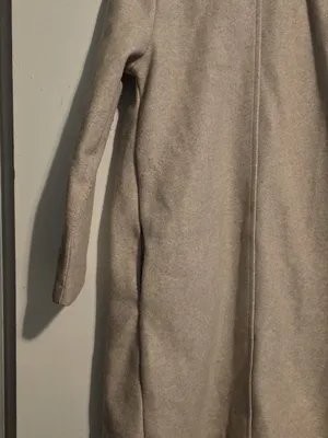 Zara Long Light Beige Trench Coat thumbnail 7