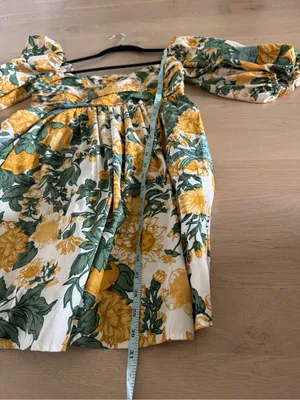 Abercrombie & Fitch Emerson Poplin Floral Mini Dress yellow floral size medium thumbnail 6
