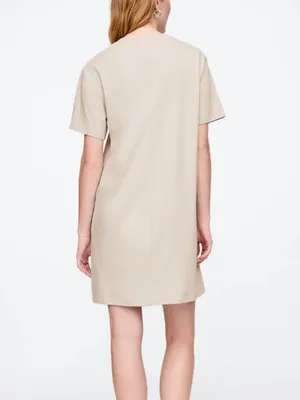 NWT GAP Relaxed T-Shirt Dress 100% Cotton Frosty Morning Women's Medium thumbnail 8