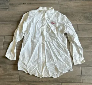 Victoria's Secret white button front shirt thumbnail 1