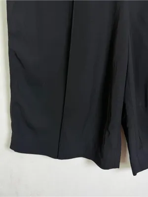 ALC Frank Women Sz 8 Black Bermuda Viscose Short Drawstring Pull On Quiet Lux Golf thumbnail 6